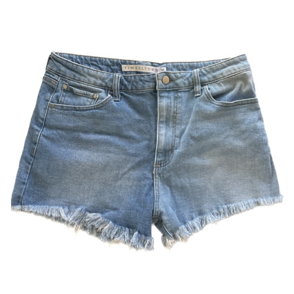 Tinseltown denim high-waisted shorts